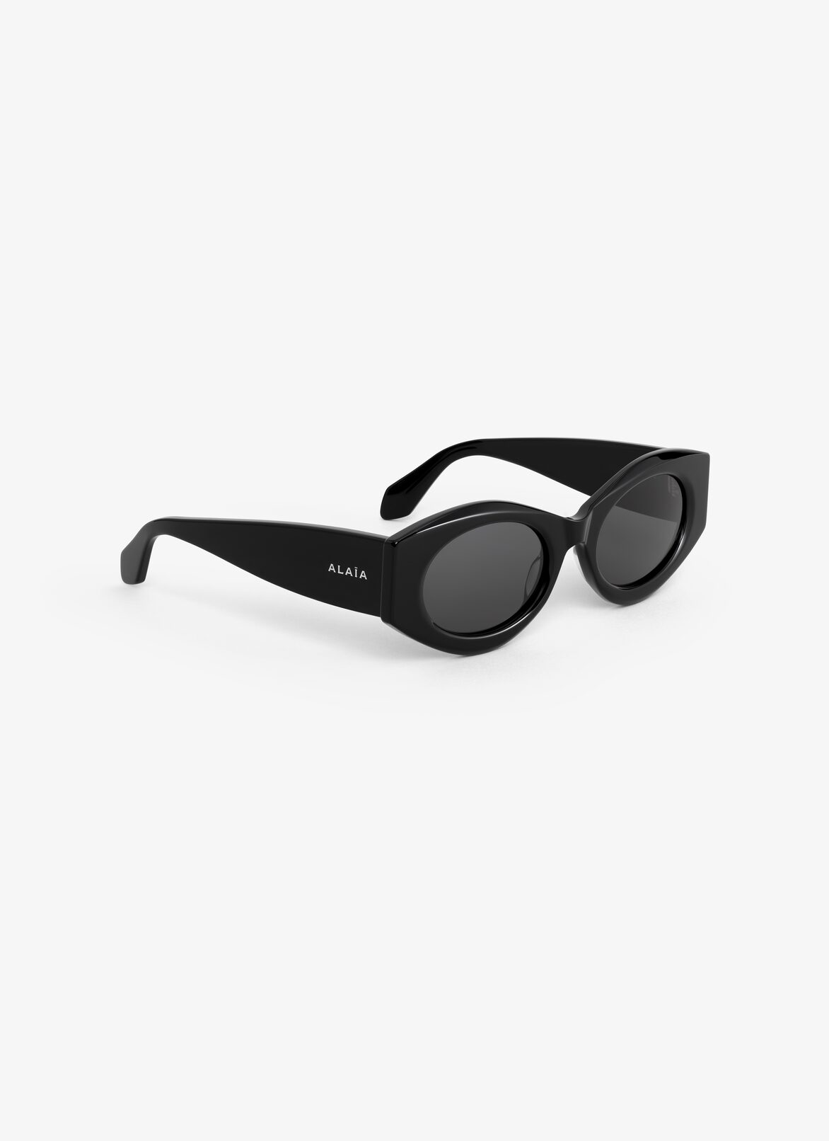 OVAL SUNGLASSES ALAÏA BLACK OVAL SUNGLASSES